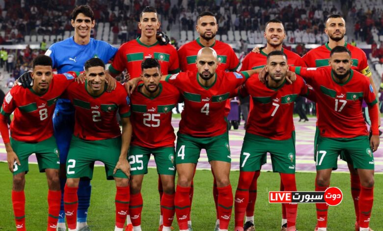 قائمة منتخب المغرب الرسمية لمواجهة جنوب افريقيا والرأس الاخضر