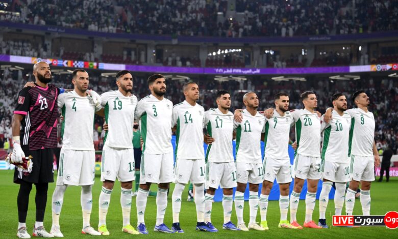 تشكيلة منتخب الجزائر وتونس اليوم الرسمية وديا 2023